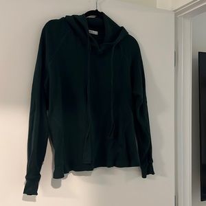 Stateside green thermal pullover hoodie